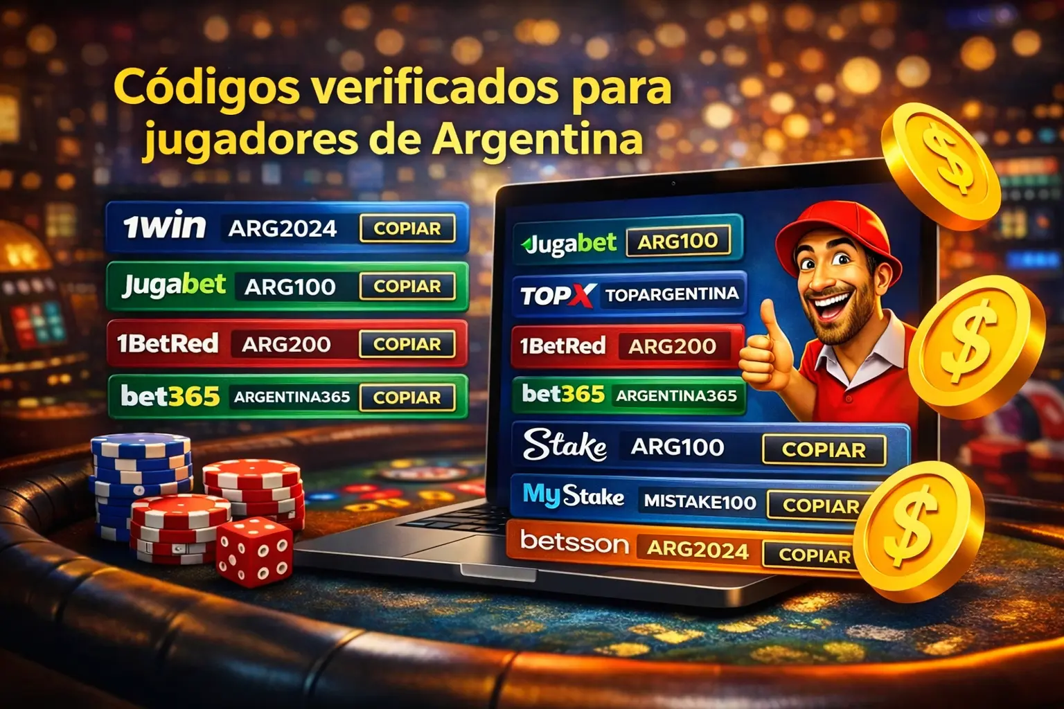 Estructura operativa de códigos en plataformas activas en Casino del Kun Agüero 2026